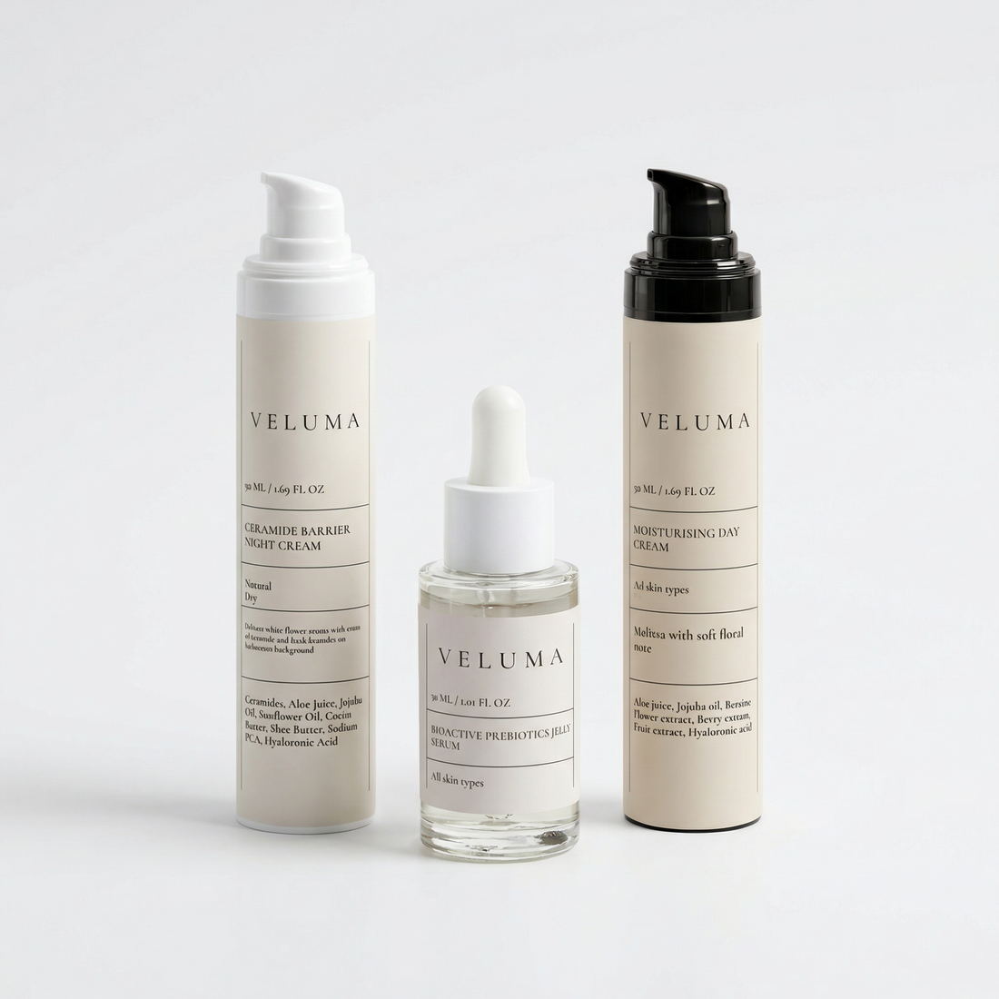 Veluma odos mikrobiomo atkūrimo rinkinys