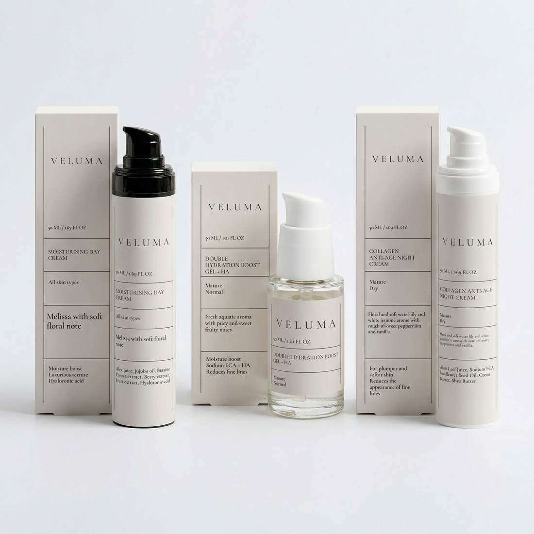 Veluma odos harmonijos rinkinys